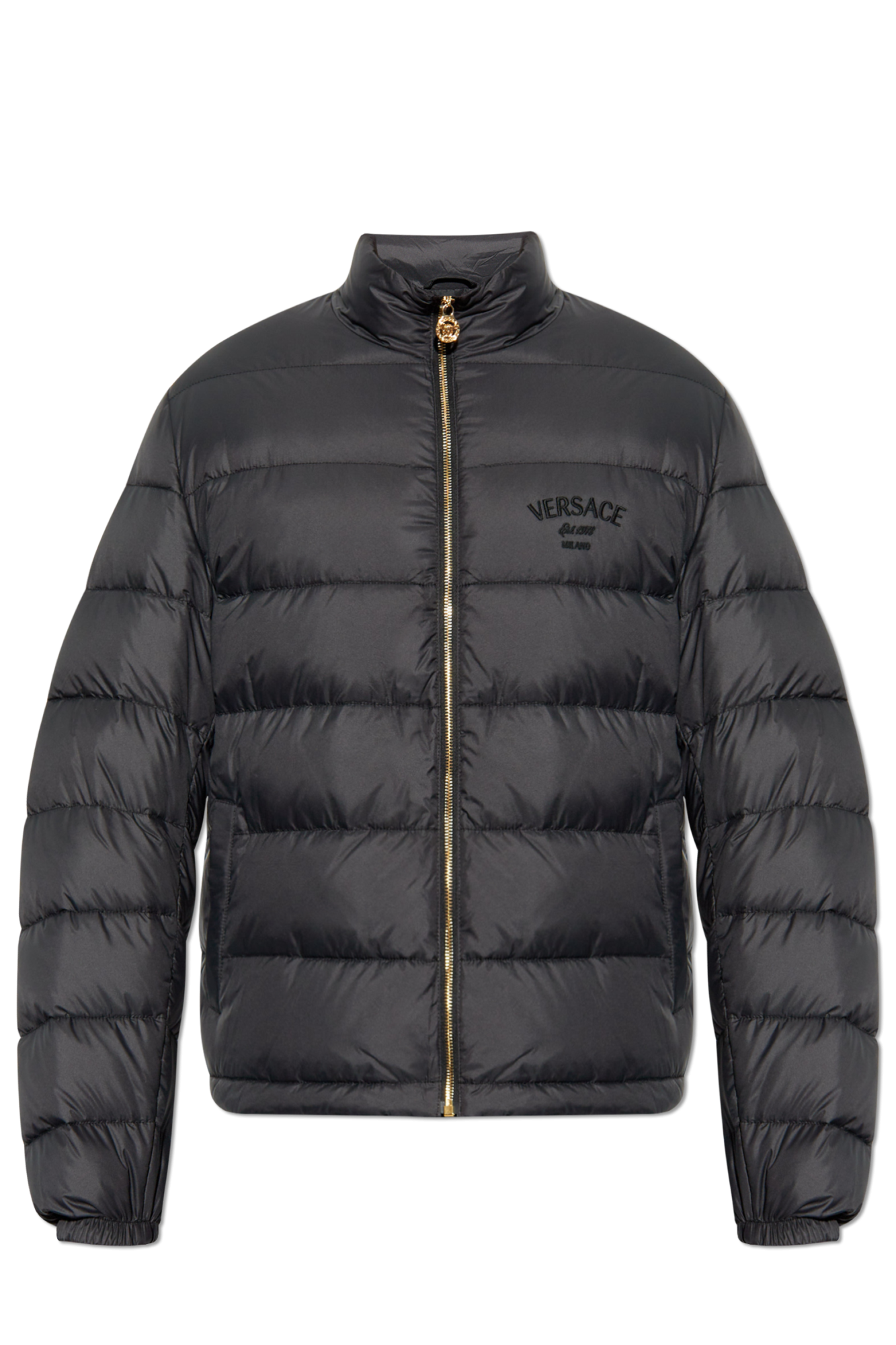 Versace Puffer jacket with stand-up collar | Men's Clothing